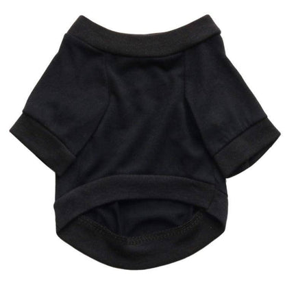 Personalized Pet Couture: Stylish Monogrammed Cotton T-Shirts For Pets